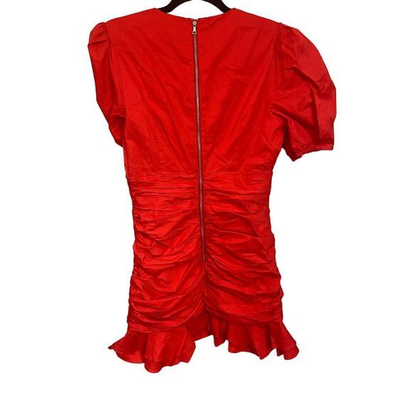 Bardot The amie Dress in flame orange  US size 6 - Picture 7 of 7